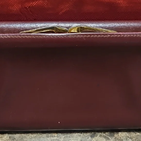 Vintage Cartier Signature Trifold Kisslock Checkbook Holder Wallet - Picture 5 of 12